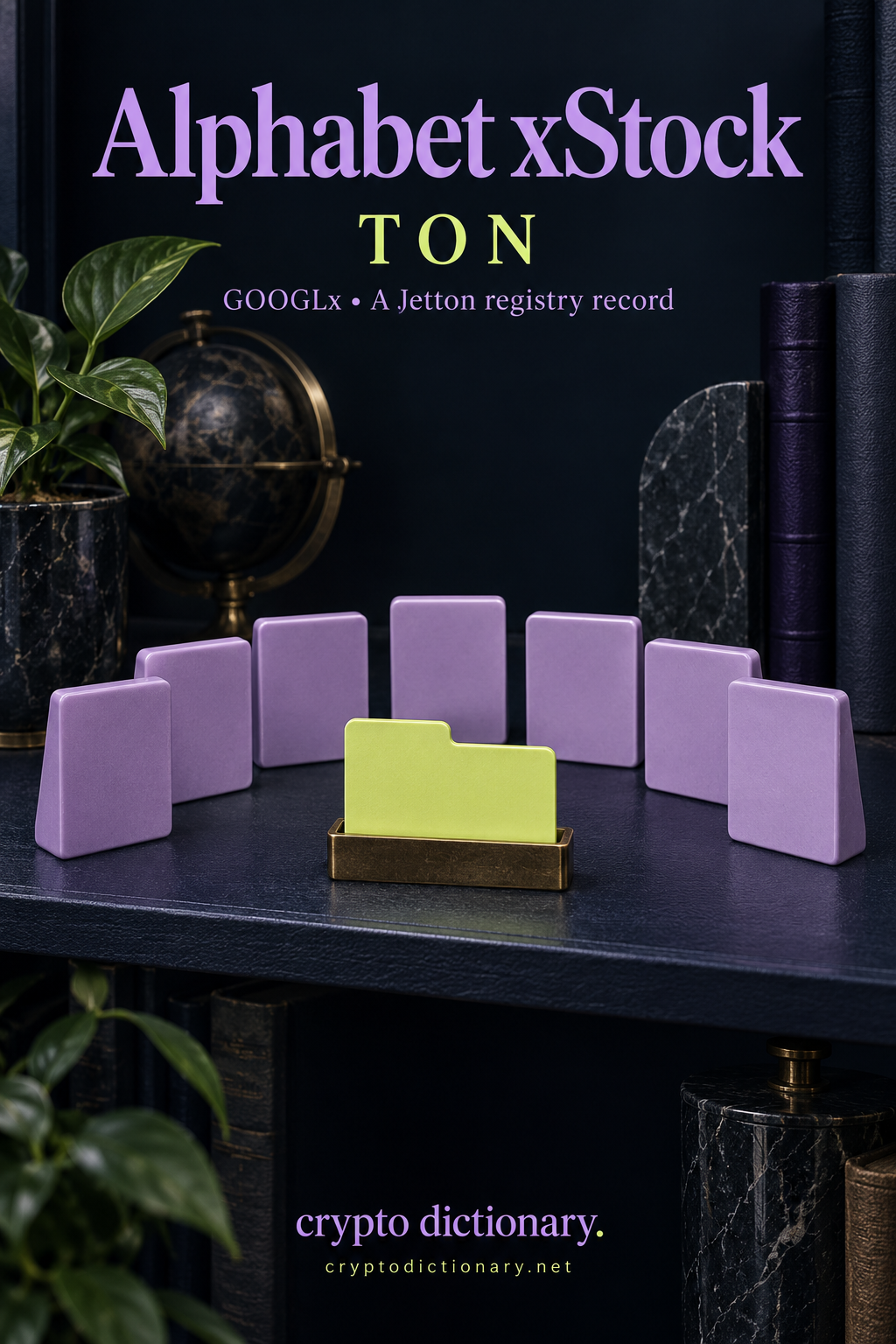 Lilac archival index blocks for Alphabet xStock, GOOGLx Jetton registry record on TON.