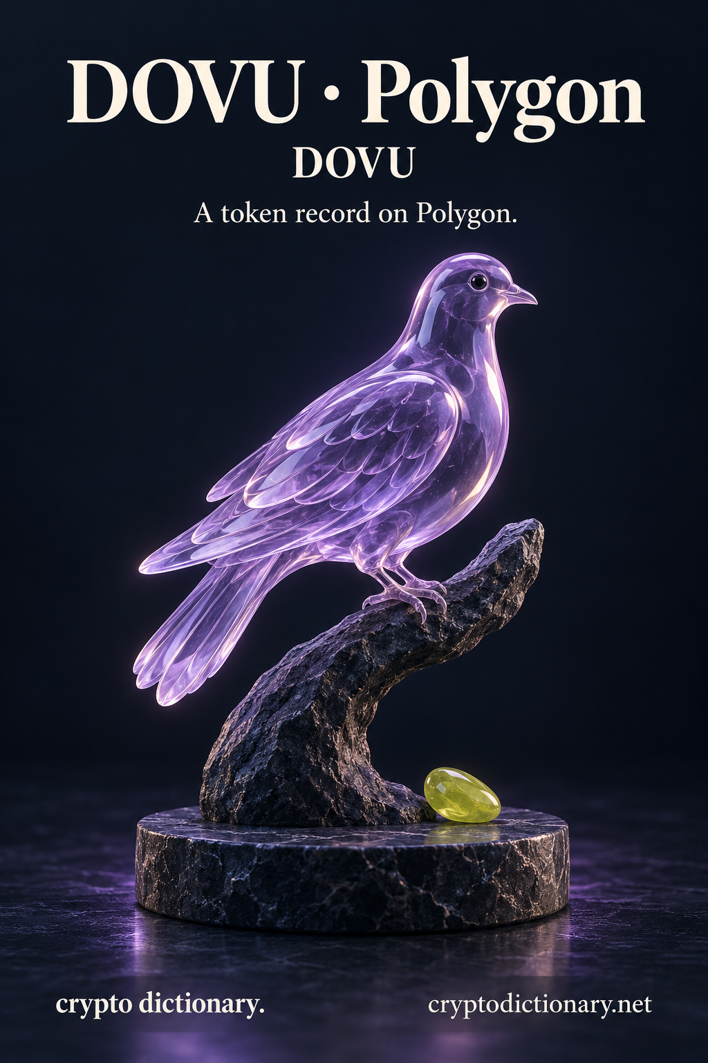 DOVU · Polygon (DOVU), an original physical name metaphor for this specific token registry record.