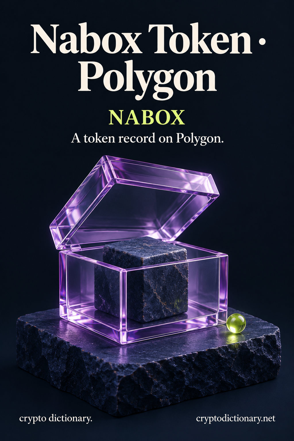 Nabox Token · Polygon (NABOX) illustrated through an original physical name mnemonic; a token record on Polygon.