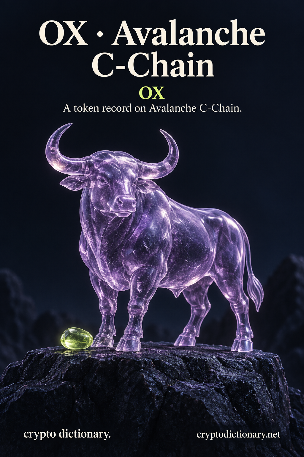 OX · Avalanche C-Chain (OX), an original physical name metaphor for this specific token registry record.