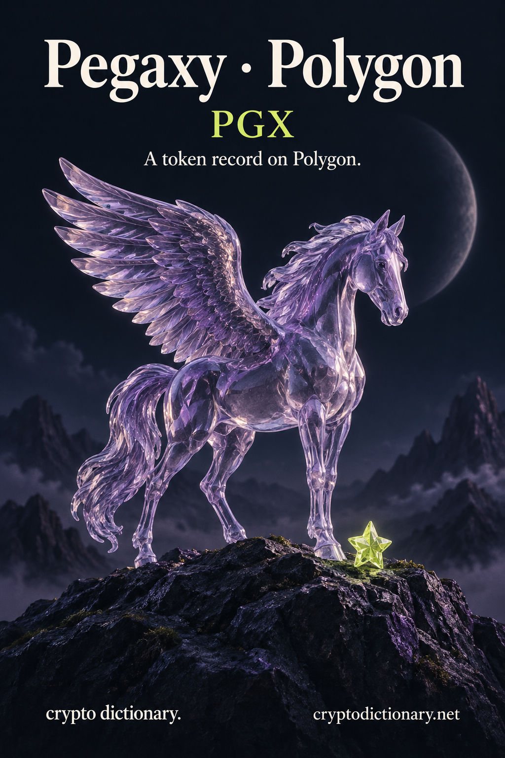 Pegaxy · Polygon (PGX), an original physical name metaphor for this specific token registry record.