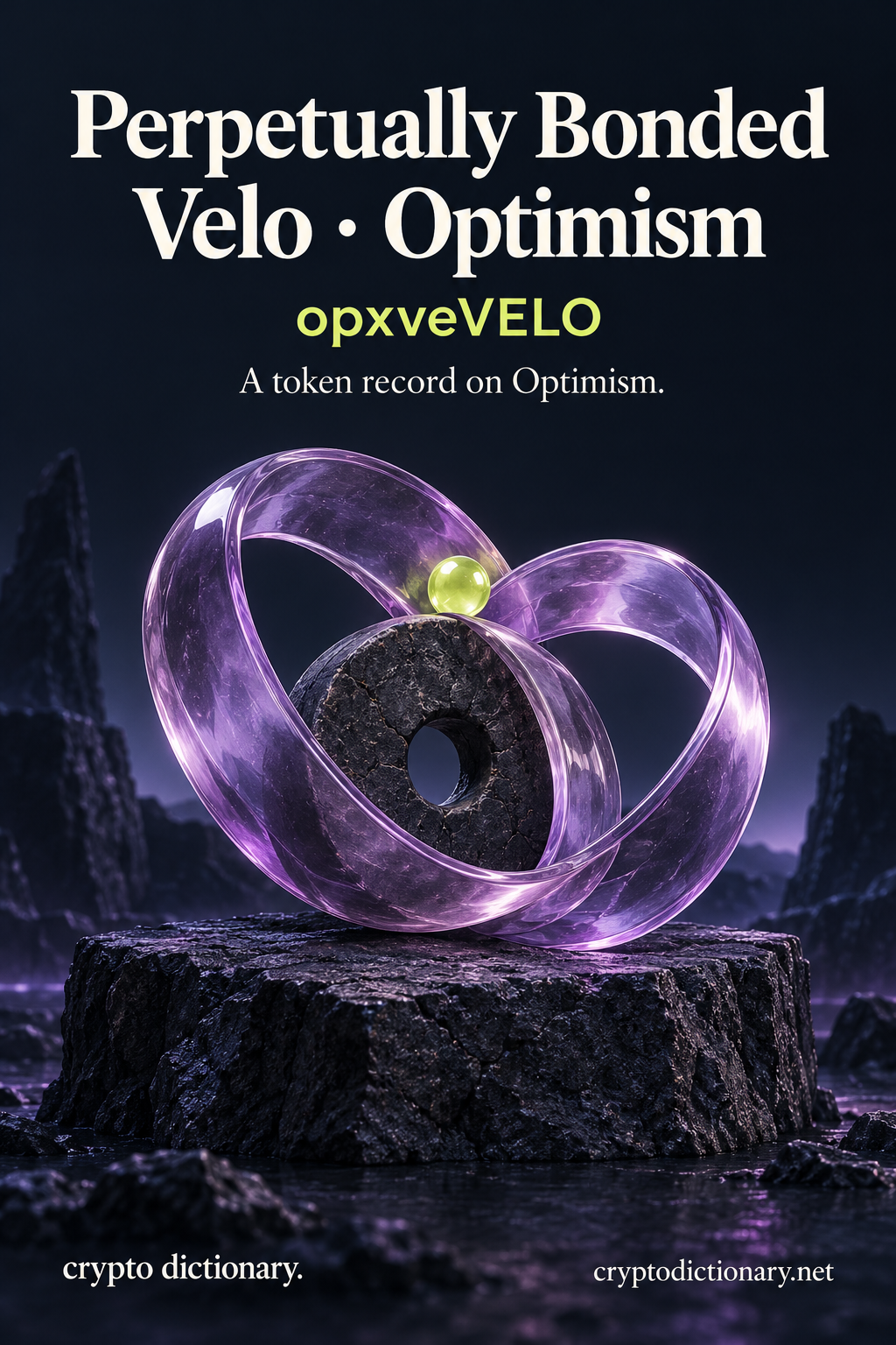 Perpetually Bonded Velo · Optimism (opxveVELO), an original physical name metaphor for this specific token registry record.