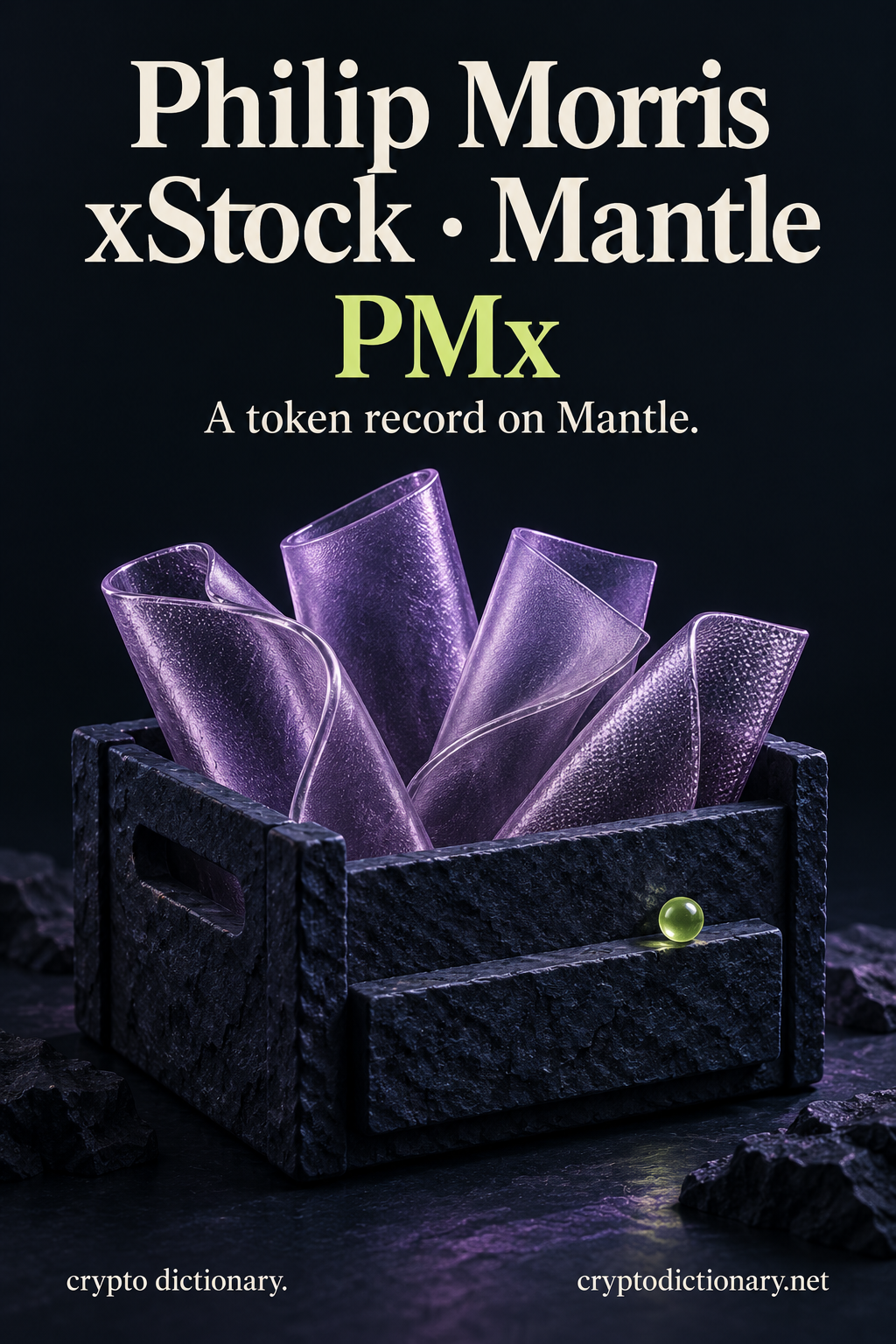 Philip Morris xStock · Mantle (PMx), an original physical name metaphor for this specific token registry record.