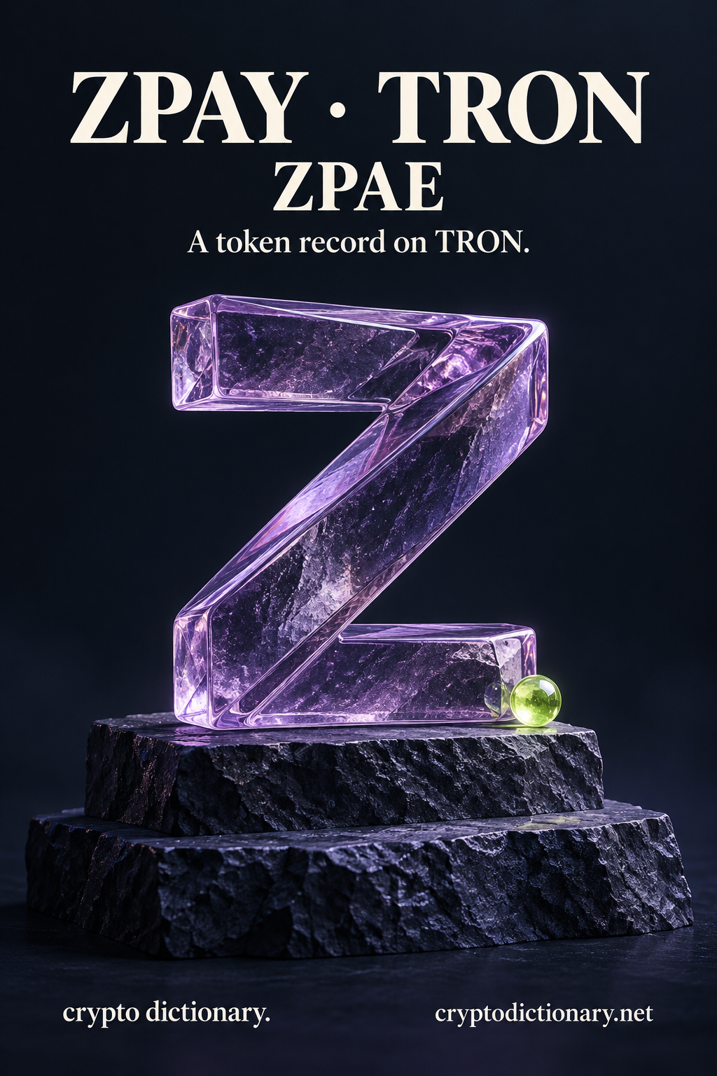 ZPAY · TRON (ZPAE), an original physical name metaphor for this specific token registry record.